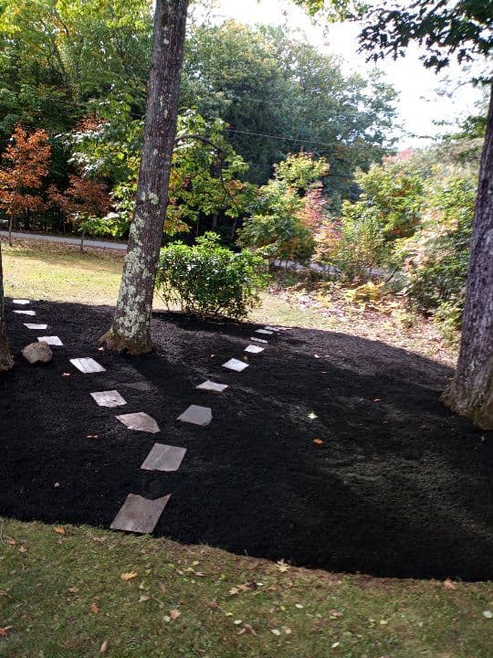 Patio and walkway construction project 1 by Vasquez Landscaping