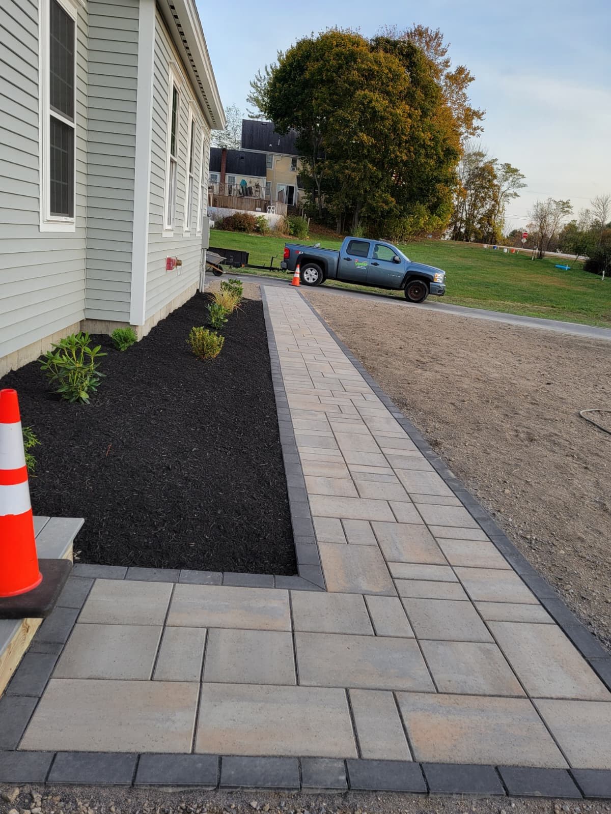 Patio and walkway construction project 25 by Vasquez Landscaping